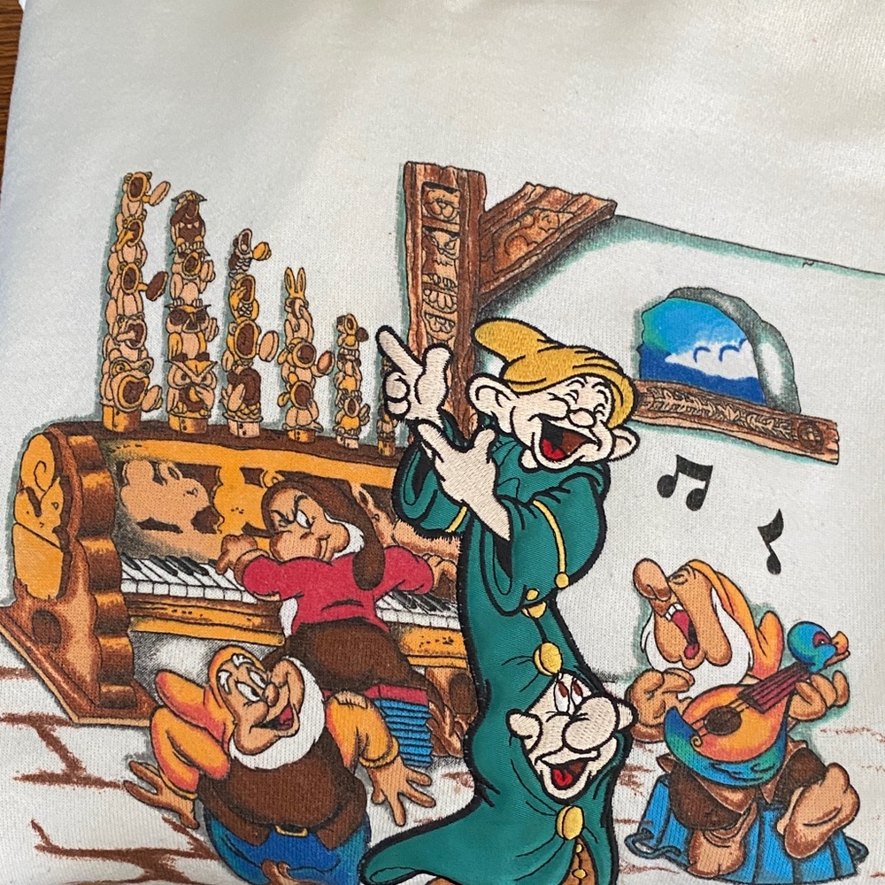 Vintage Disney Embroidered Sweatshirt